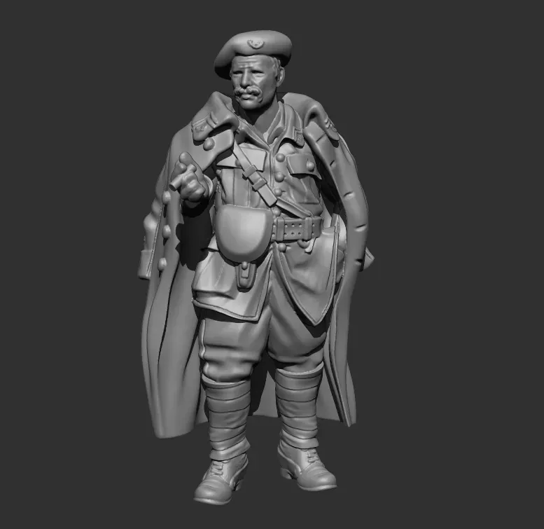 Des Tranchées aux Barricades Figurine du mois janvier Capitaine