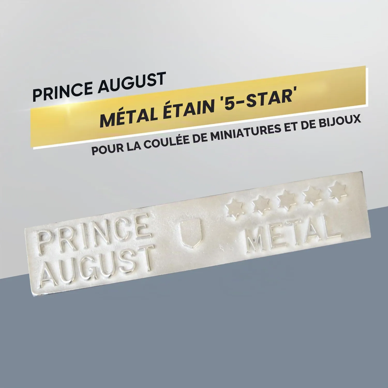 Prince August 5 Star métal de moulage sans plomb pour miniatures