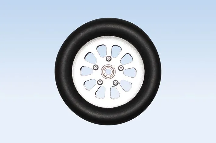 Black Horse Model Rubber Wheel/Hub 100mm roue caoutchouc