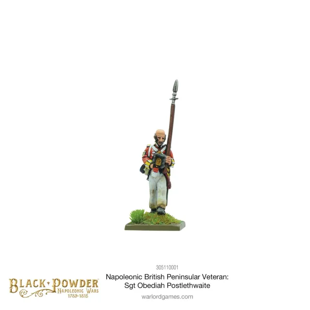 Black Powder Sgt Postlethwaite figurine péninsulaire résine