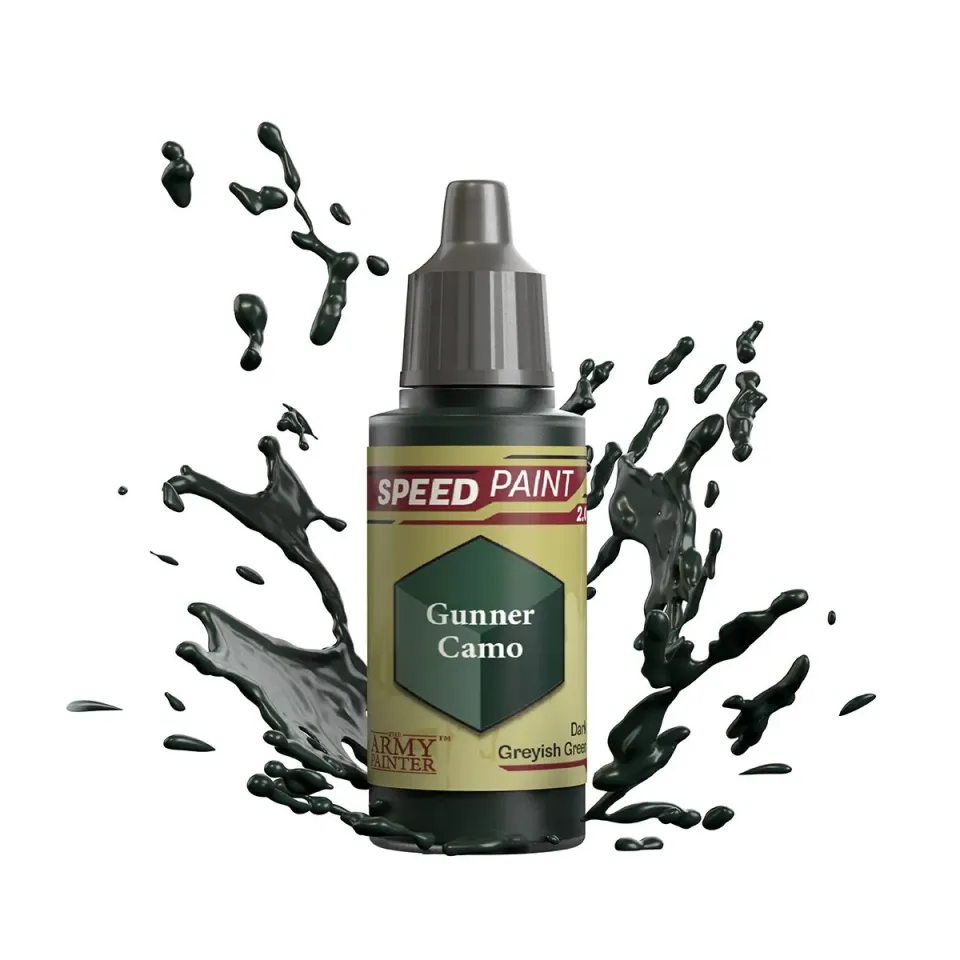 Army Painter Speedpaint Gunner Camo peinture figurine vert