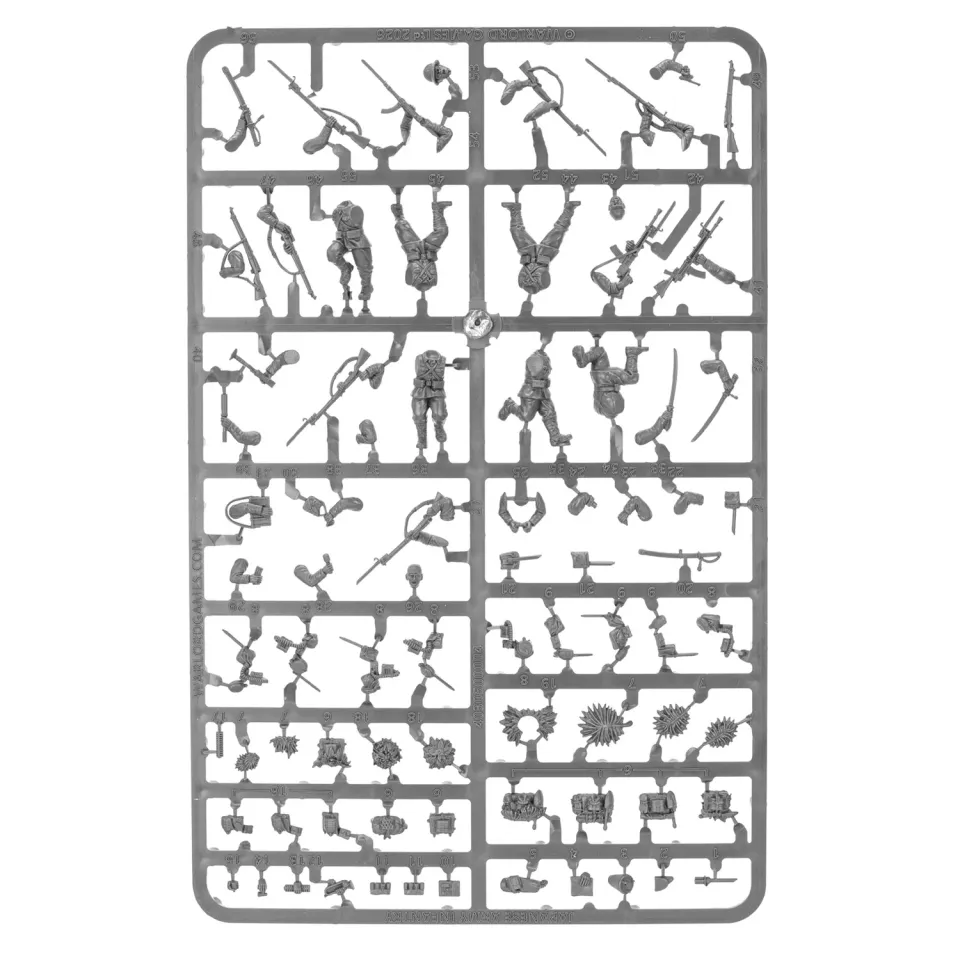 Bolt Action Japanese Infantry 2025 Sprue grappe plastique armée japonaise