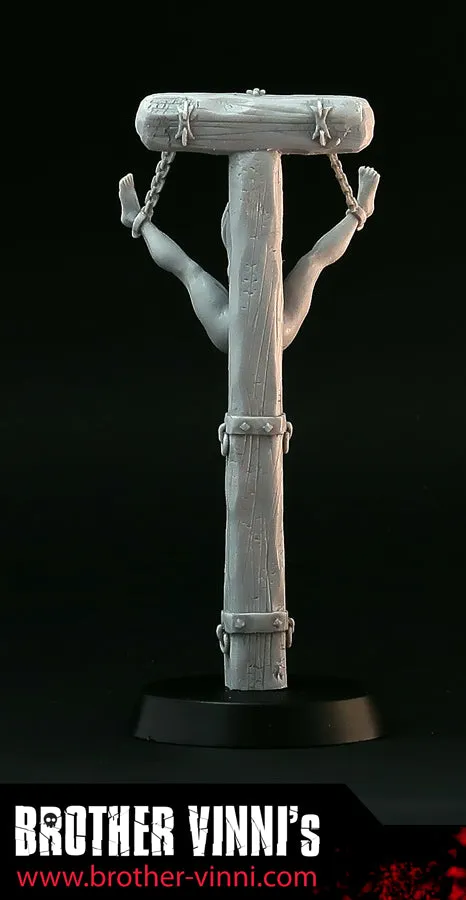 Brother Vinni Naked Woman in bondage figurine 28 mm résine