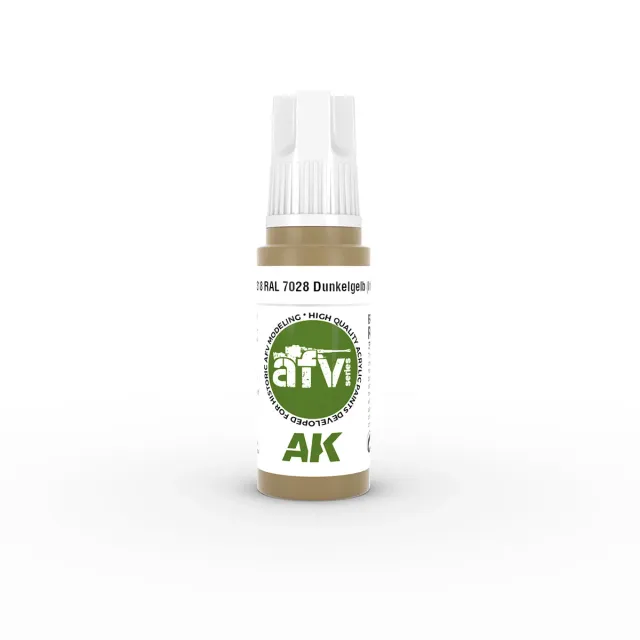 AK Interactive 3Gen Acrylic RAL 7028 Dunkelgelb (Initial) peinture acrylique 17 ml