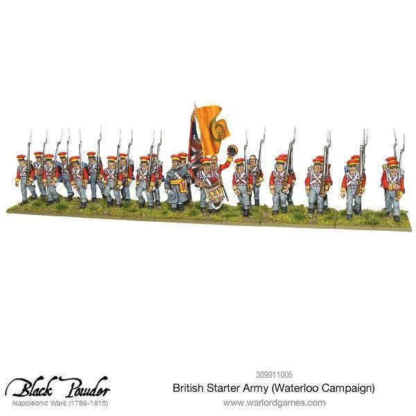 Bolt Action Black Powder Napoleonic British starter army armée Waterloo