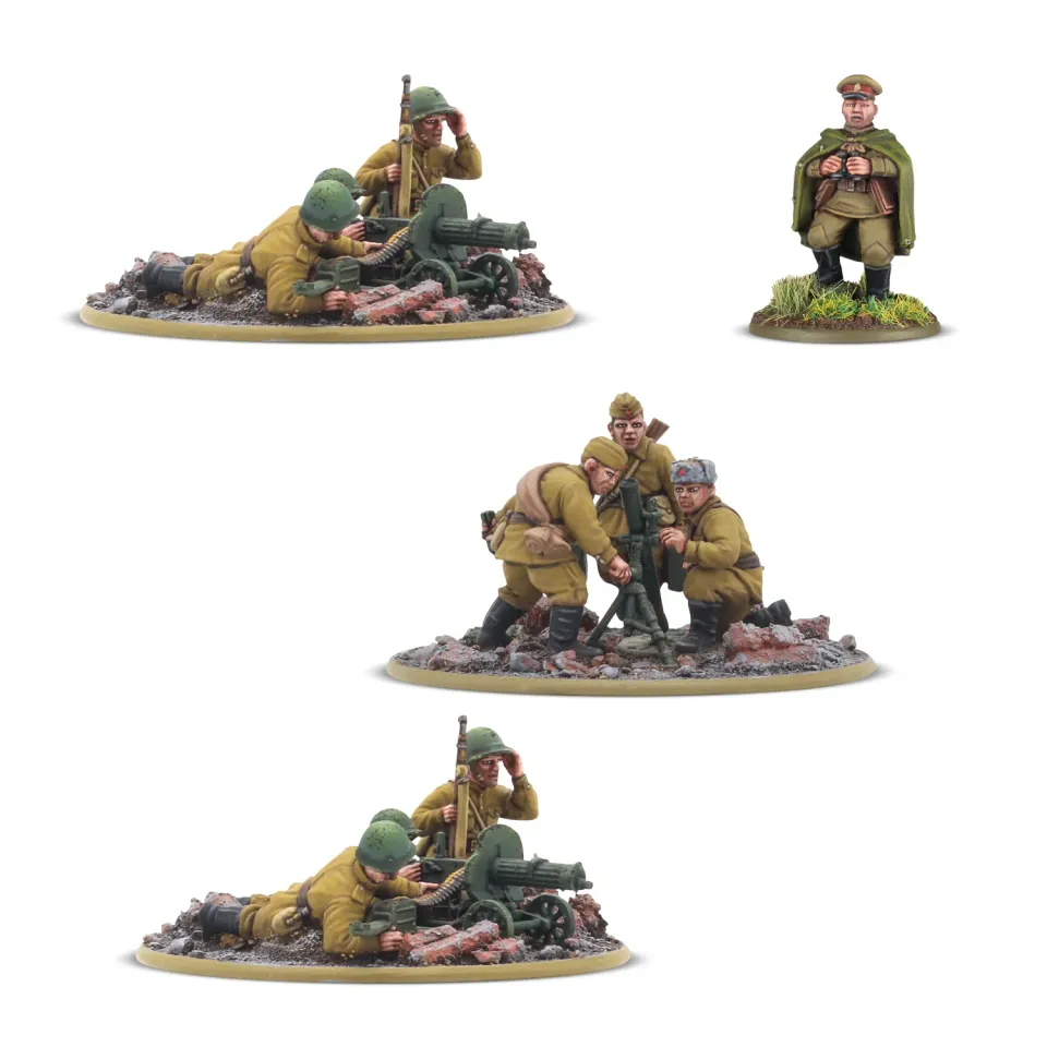 Bolt Action Soviet Infantry Heavy Weapons Platoon armes lourdes soviétiques