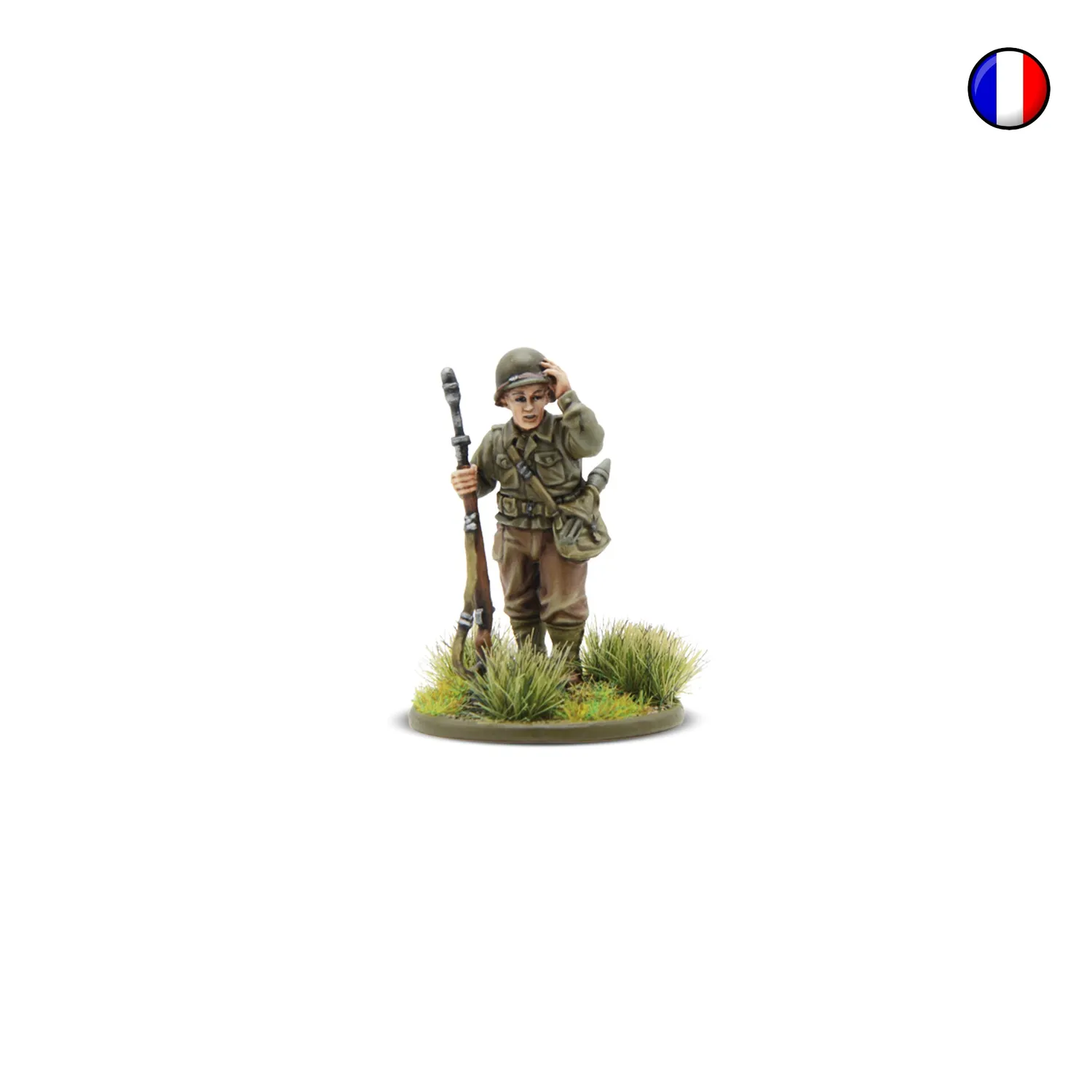Bolt Action Third Edition Rulebook livre de règles français avec figurine
