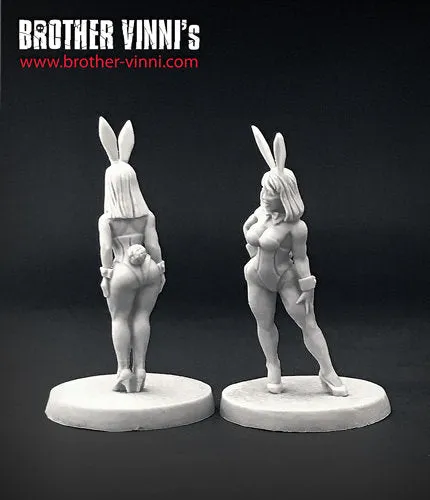 Brother Vinni Bunny Girls 01 figurine 28 mm pin-up