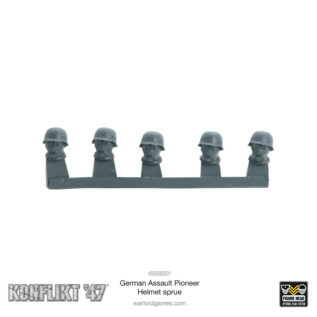 Konflikt 47 German Assault Pioneer casques métal x10