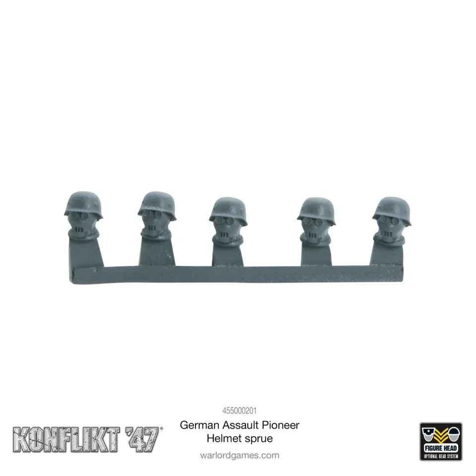 Konflikt 47 German Assault Pioneer casques métal x10