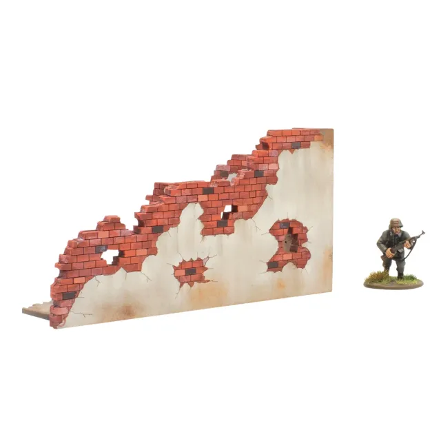 Bolt Action City in Ruins Internal Ruins L Section décor MDF urbain