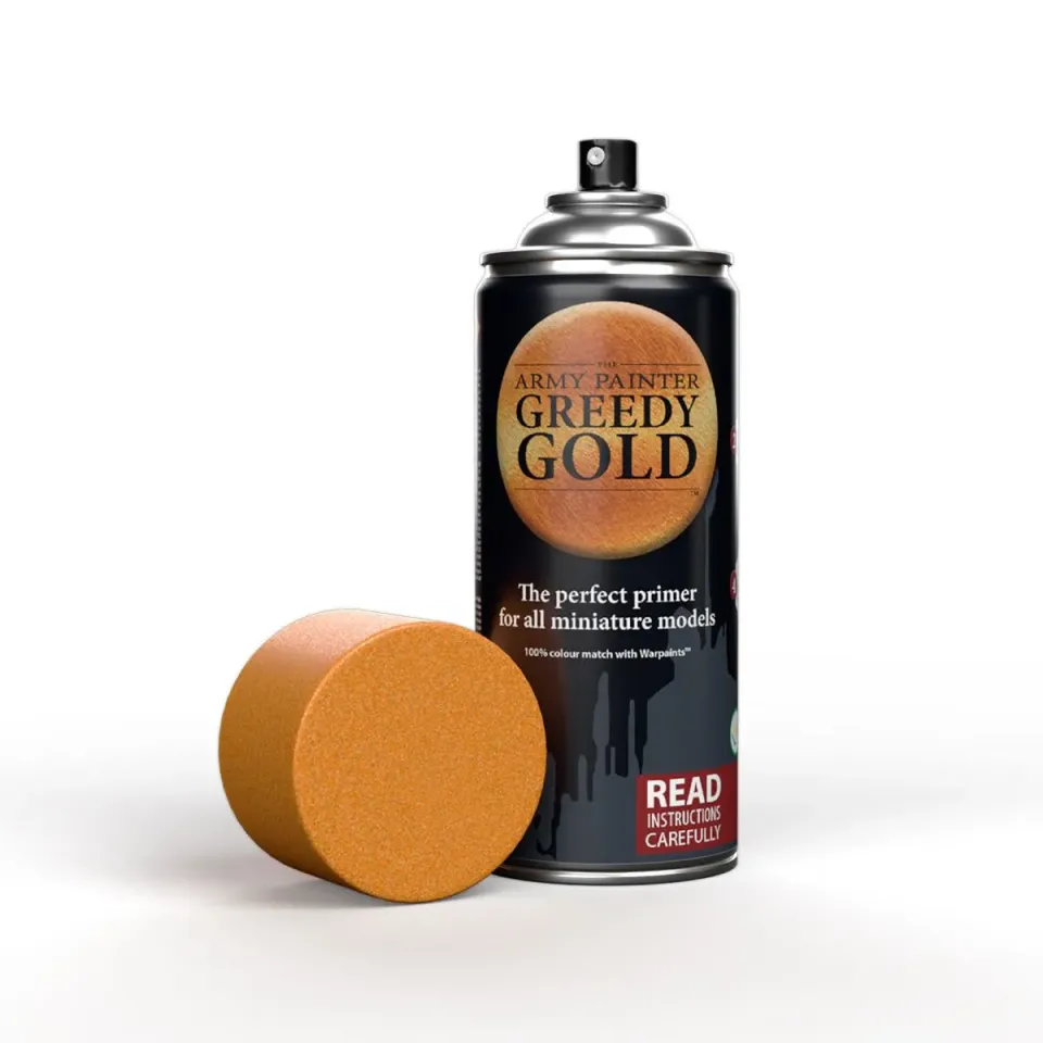 Bolt Action Colour Primer Greedy Gold peinture spray dorée 400 ml
