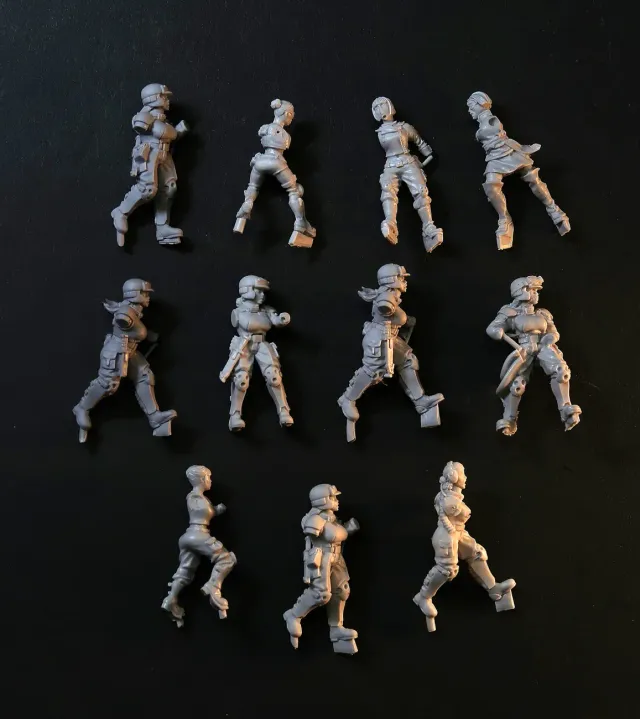 Brother Vinni corps féminins bits résine 28mm x11