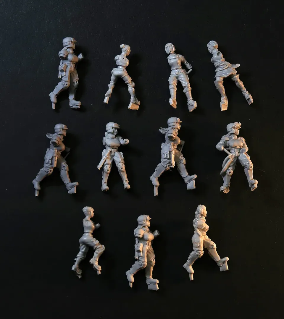 Brother Vinni corps féminins bits résine 28mm x11