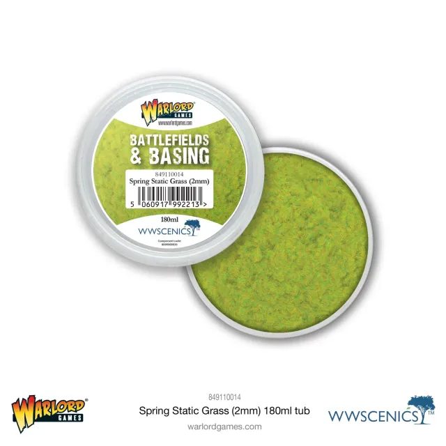 War World Scenics Battlefields & Basing Spring 2mm herbe statique 180 ml