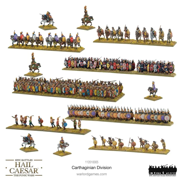 Bolt Action Hail Caesar Epic Battles Carthaginian division armée plastique