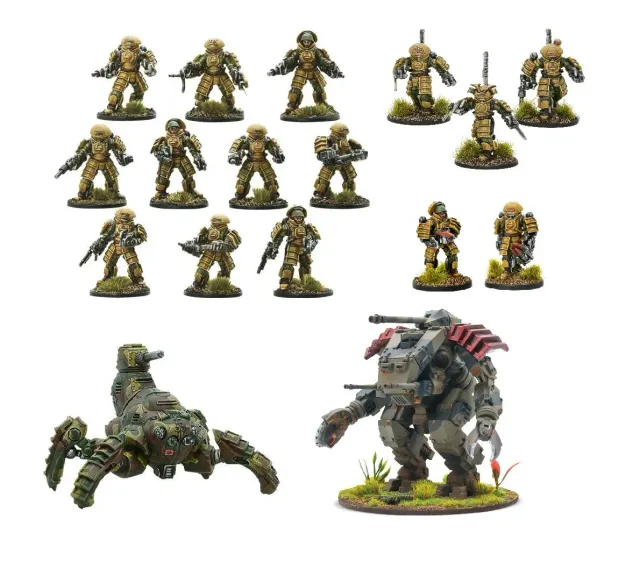 Bolt Action Konflikt '47 Empire of Japan Armoured Assault figurines résine métal