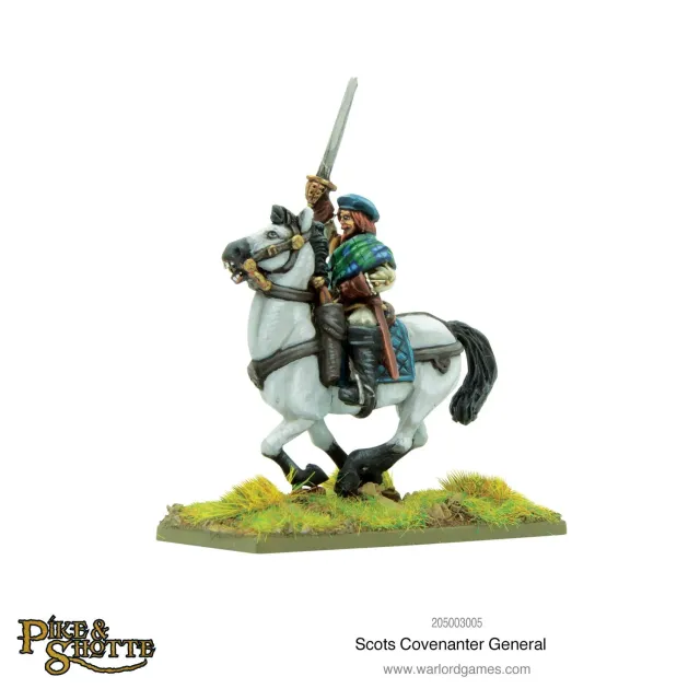 Pike & Shotte Scots Covenanter General figurine montée métal