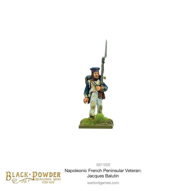Black Powder Jacques Balutin vétéran figurine résine