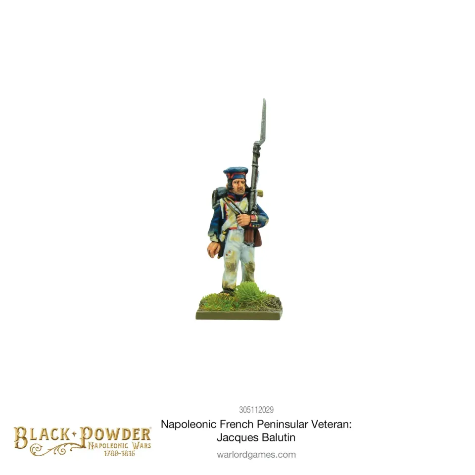 Black Powder Jacques Balutin vétéran figurine résine