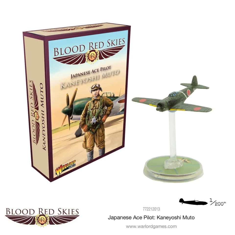 Bolt Action Blood Red Skies Kaneyoshi Muto avion japonais