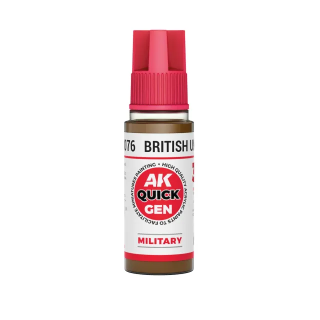 Bolt Action AK Interactive QuickGen British Uniform 18 ml peinture acrylique