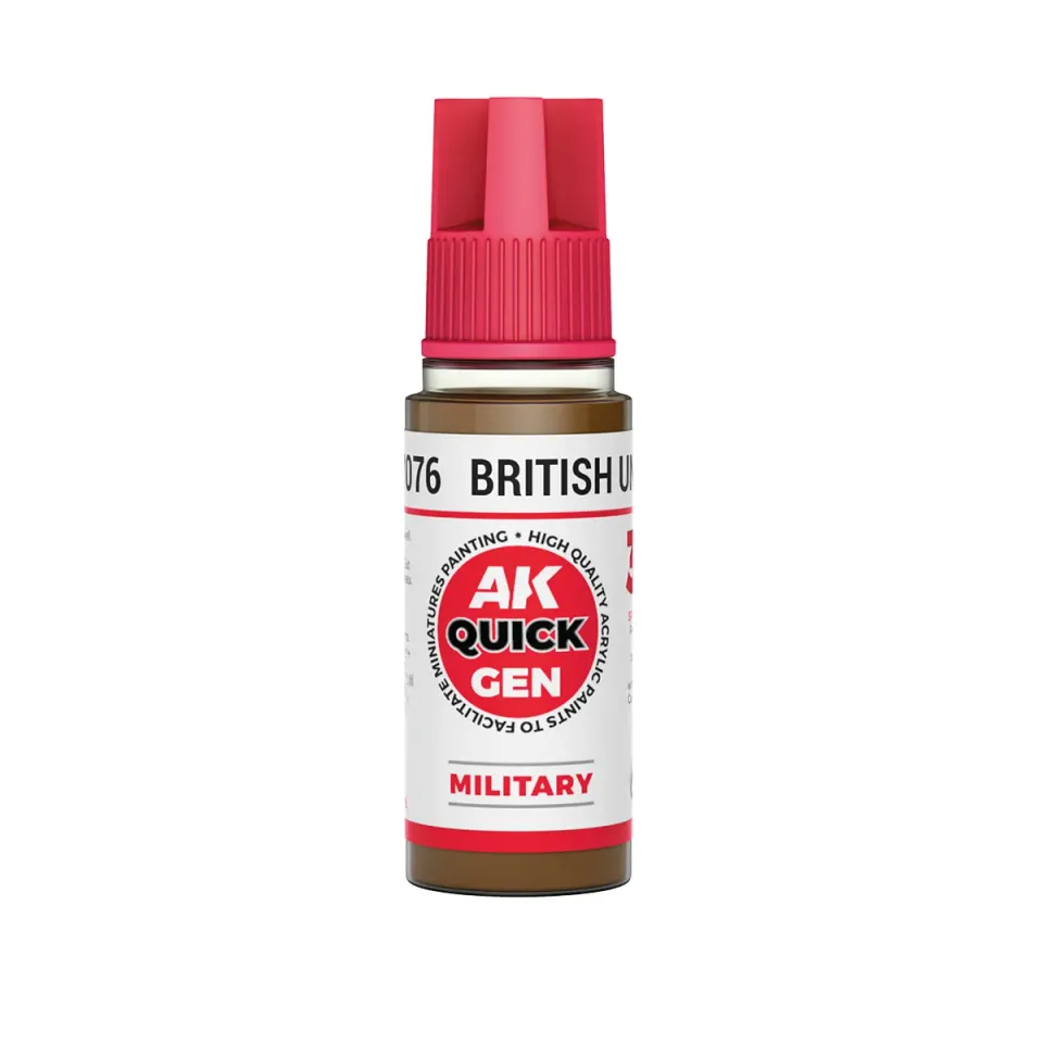 Bolt Action AK Interactive QuickGen British Uniform 18 ml peinture acrylique