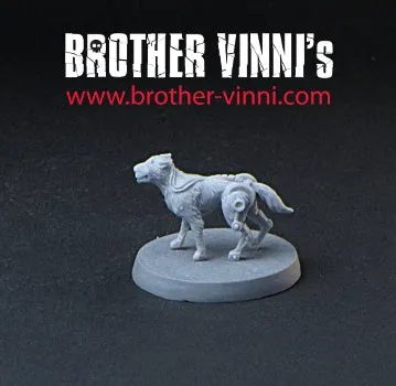 BROTHER VINNI Robot Dog miniature figurine 28 mm résine