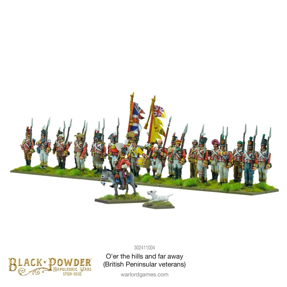 Warlord Games Black Powder O'er the Hills vétérans figurines