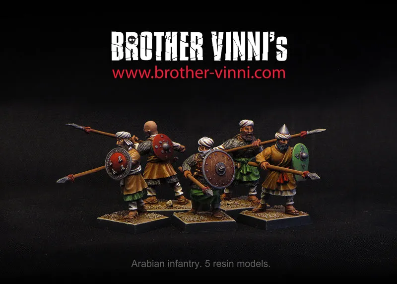 Brother Vinni Arabian Warriors miniature résine lot de 5 28mm