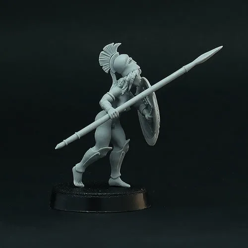Brother Vinni Female Hoplites 3/4 figurine résine 28mm lot 5