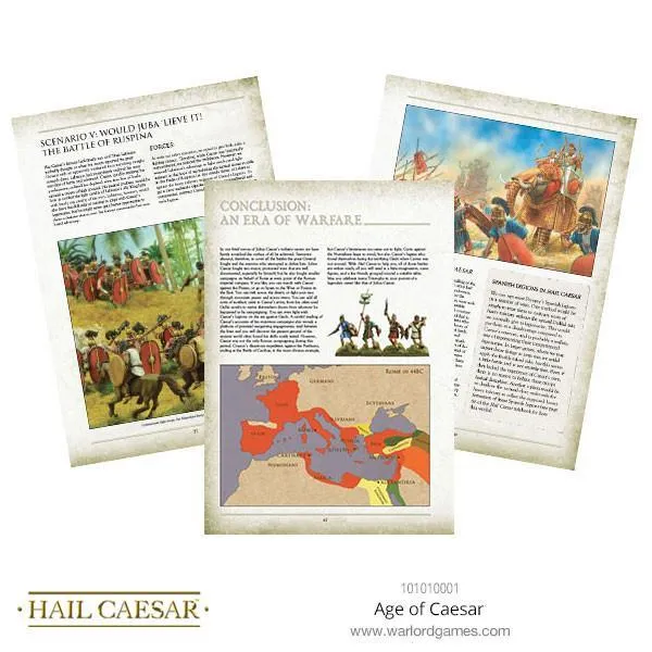 Bolt Action Hail Caesar Age of Caesar supplément PDF