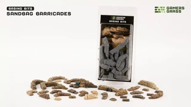 Des Tranchées aux Barricades Kit de sacs de sable décor 28mm non peint
