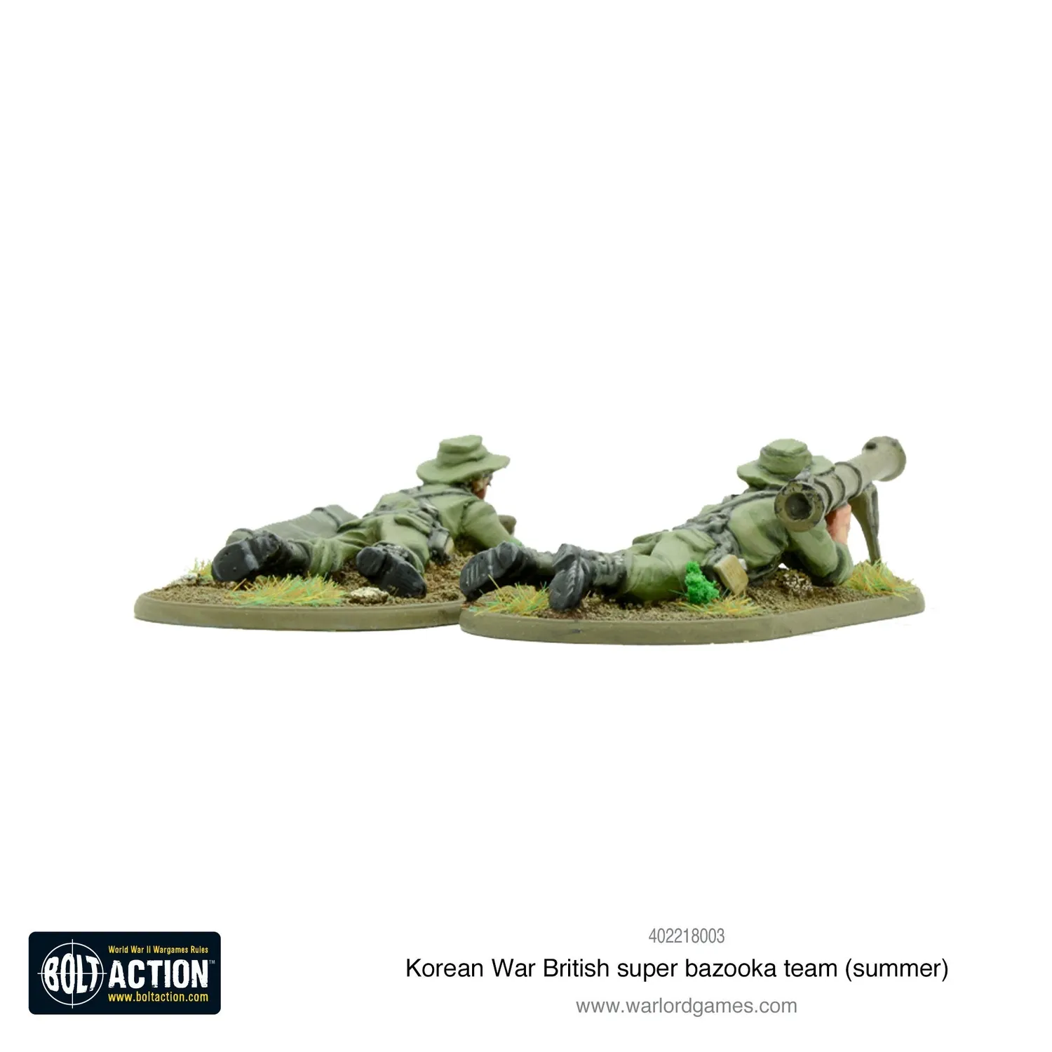 Bolt Action Korean War British Super Bazooka Team équipe antichar été