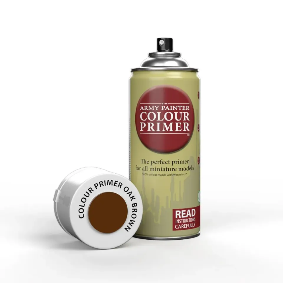 Army Painter Colour Primer Oak Brown bombe sous-couche marron