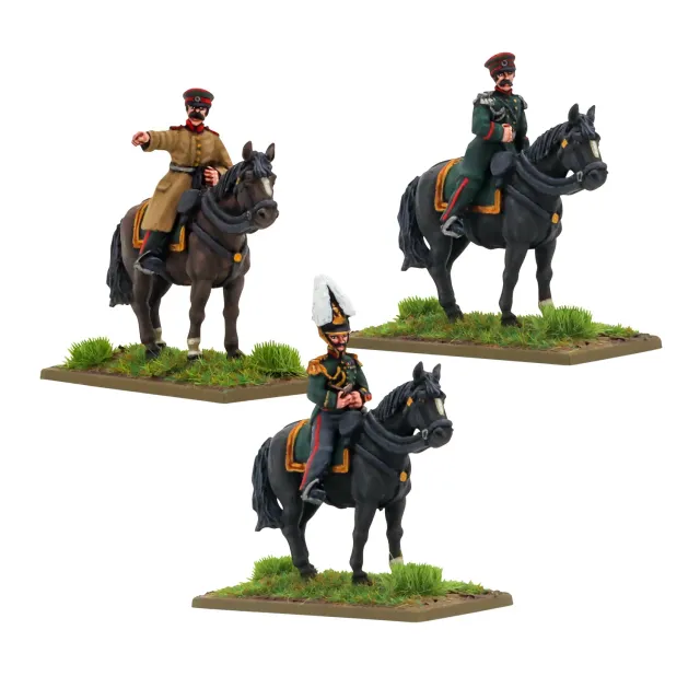 Warlord Games Black Powder Russian Generals Officers figurines
