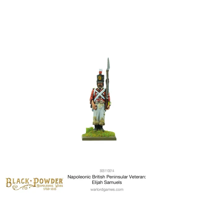 Black Powder Elijah Samuels figurine britannique 1 pièce historique