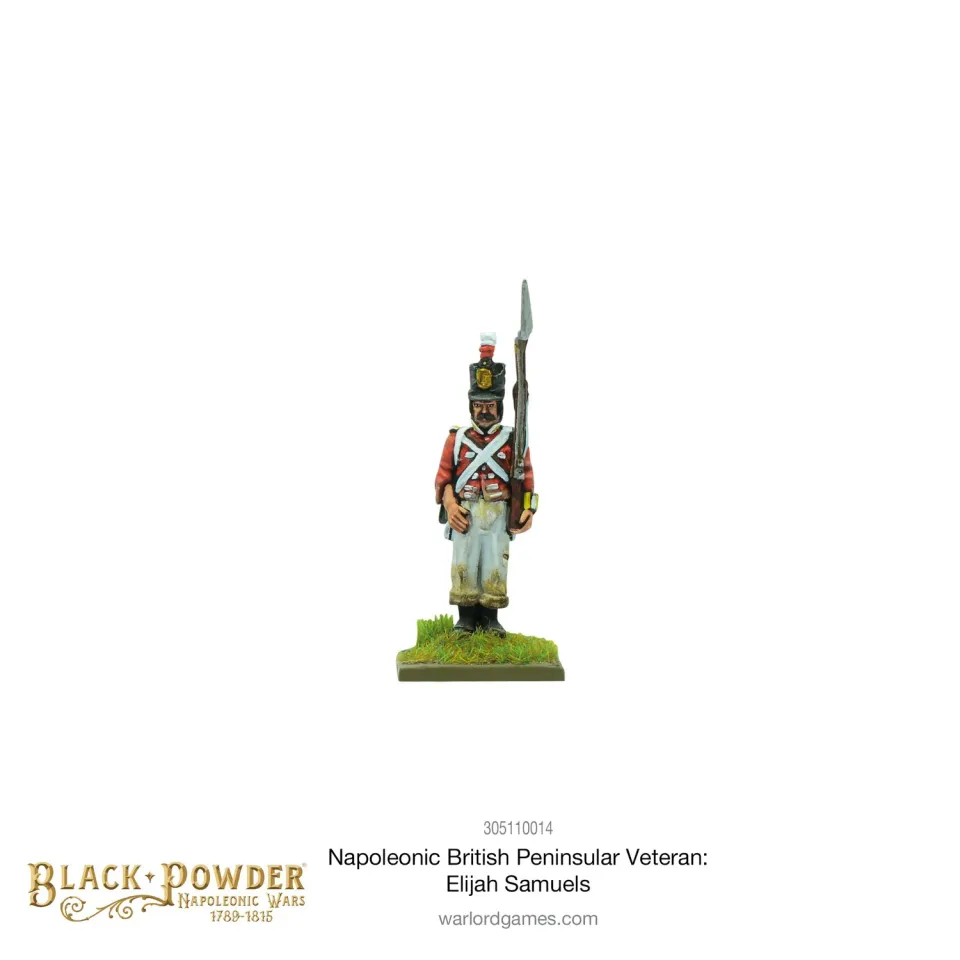 Black Powder Elijah Samuels figurine britannique 1 pièce historique