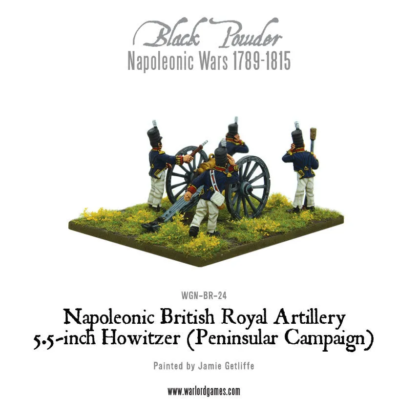 Bolt Action Black Powder Napoleonic British Royal Artillery 5.5-inch Howitzer obusier