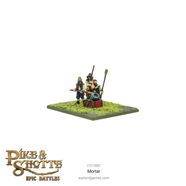 Pike & Shotte Epic Battles mortier résine avec servants