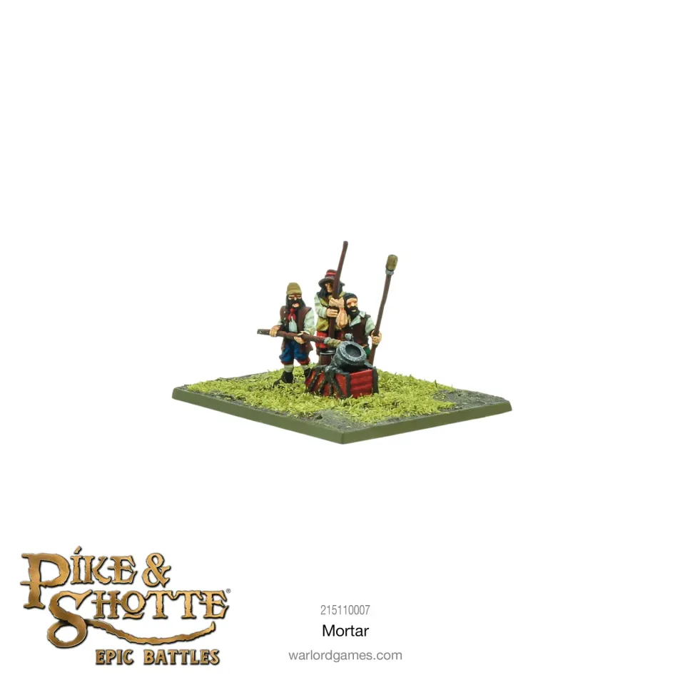 Pike & Shotte Epic Battles mortier résine avec servants